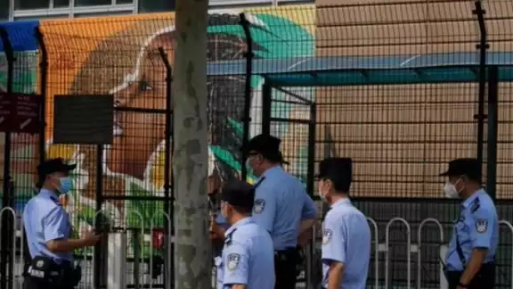 La Policía de China ya busca al responsable La Policía de China ya busca al responsable