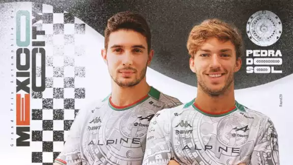 Los pilotos de Alpine muy a la mexicana para este fin de semana