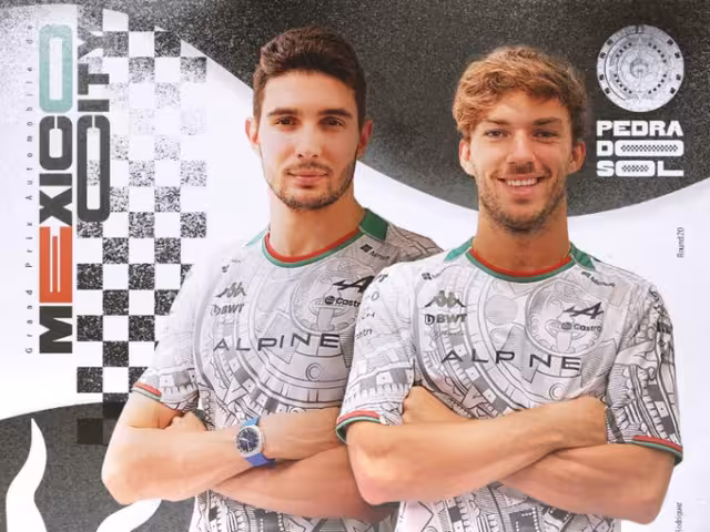Los pilotos de Alpine muy a la mexicana para este fin de semana
