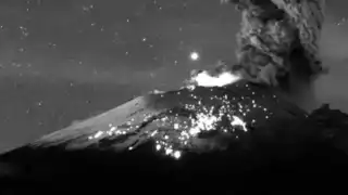 El Popocatépetl registró una explosión con vapor de agua, gas y bajo contenido de ceniza