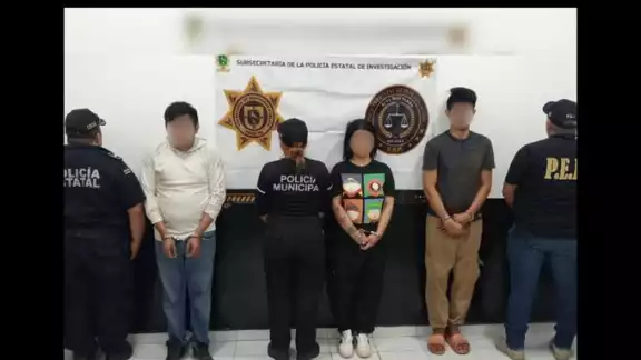 Los detenidos fueron presentados por la SSP de Yucatán. Los detenidos fueron presentados por la SSP de Yucatán.