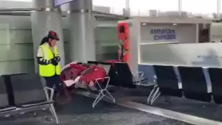Reportan crisis sanitaria en aeropuerto de Colombia