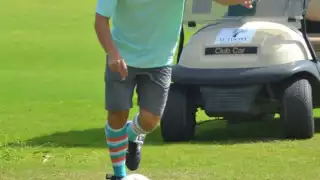El español Piero Menor se coronó en la Fecha 2 en la Liga de FootGolf Quintana Roo