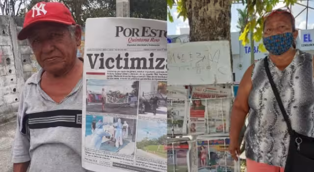 Conoce la historia de doña Bertha y don Miguel, los voceadores de mayor edad en Cozumel