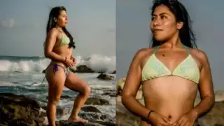 Yalitza Aparicio muestra su confianza con fotos en bikini
