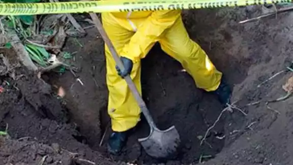 Los cuerpos hallados se encontraban en lamentables condiciones, atados y desmembrados