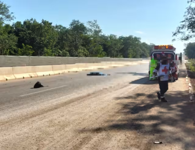 Paramédicos de la Cruz Roja llegaron al sitio, pero solo pudieron constatar que el trabajador estaba muerto, a causa de las lesiones que sufrió