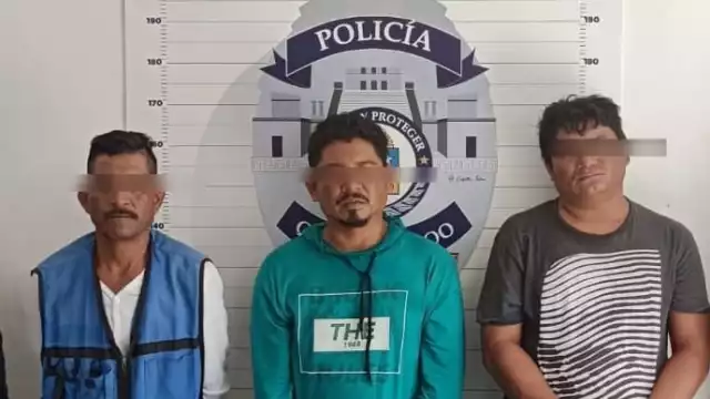 A los detenidos no se les encontró alguna arma