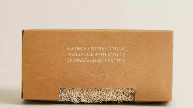 Un estropajo empaquetado para su venta