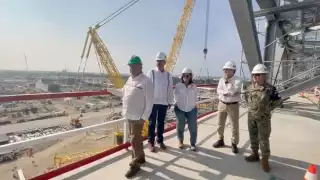 AMLO recorrió este domingo la refinería de Dos Bocas, Tabasco