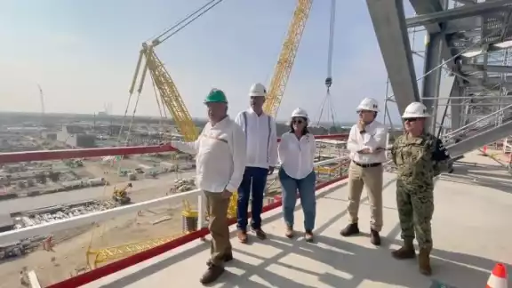 AMLO recorrió este domingo la refinería de Dos Bocas, Tabasco AMLO recorrió este domingo la refinería de Dos Bocas, Tabasco