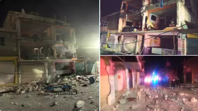 Esta mañana se registró una explosión por gas en el municipio de Ecatepec, Estado de México