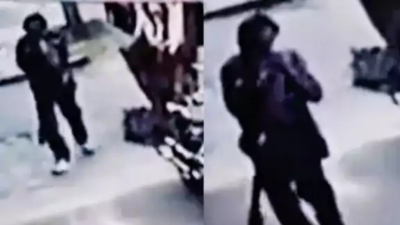 El hombre es identificado como indigente de la zona. Foto: Captura de pantalla