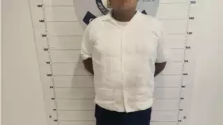 El hombre fue trasladado a las instalaciones de Seguridad Pública de Cancún para que se defina su situación legal