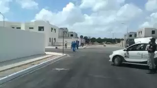 El personal del Semefo se encargó del levantamiento del cadáver