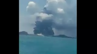 La onda de choque tras la erupción del volcán submarino Hunga-Tonga-Hunga-Ha'apai ocasionó un sonido