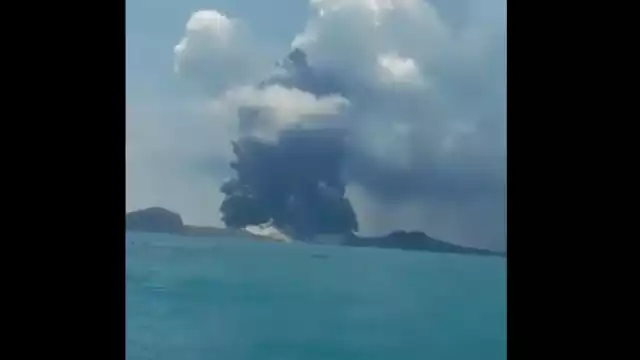 La onda de choque tras la erupción del volcán submarino Hunga-Tonga-Hunga-Ha'apai ocasionó un sonido