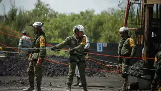 Dron subacuático obtiene los primeros datos e imágenes de los mineros atrapados en Coahuila