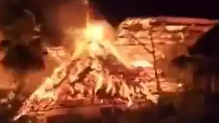 Así se vivió el gran incendio en hoteles de Holbox