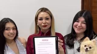 Brisa del Mar Rodríguez López se registró para buscar la coordinación de Morena en Puerto Morelos.