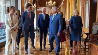 AMLO, Biden y Trudeau estuvieron en Palacio Nacional