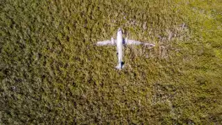 La aeronave lleva más de 30 años abandonada