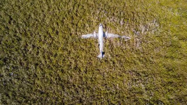 La aeronave lleva más de 30 años abandonada