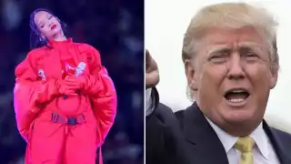 Así fue el mensaje de Trump sobre Rihanna