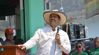 César Arturo Valencia llegó al frente de Aguililla en las elecciones de 2021. Foto: Especial