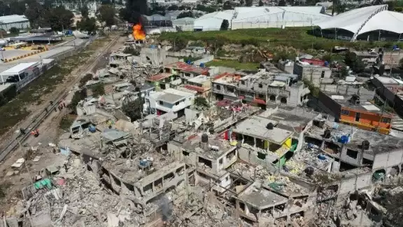 La explosión de una persona muerta y 14 hospitalizados La explosión de una persona muerta y 14 hospitalizados
