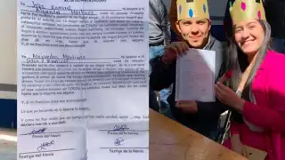 Alumno se casó con su profesora