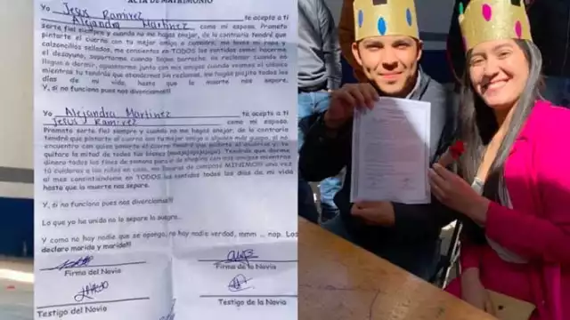 Alumno se casó con su profesora