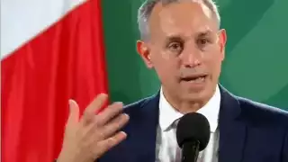 López-Gatell durante la conferencia