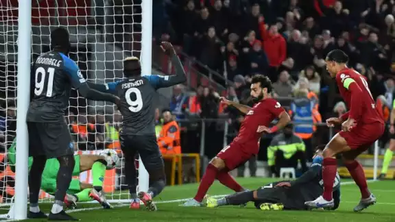 Napoli cayó en Anfield ante el Liverpool