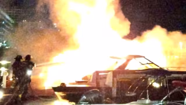 No hubo lesionados, solo daños materiales