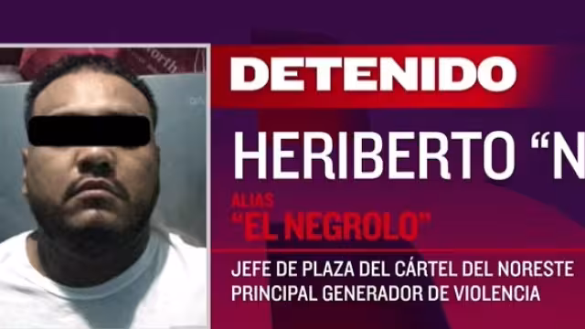 Heriberto “N”, presunto jefe de plaza en Tamaulipas, fue detenido por el Ejército