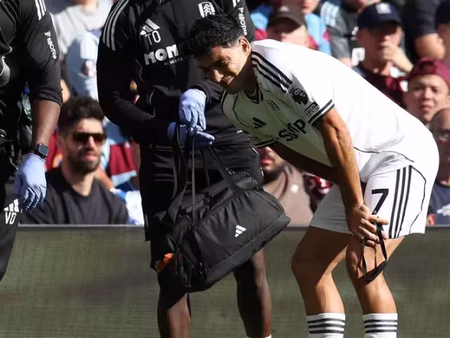 Raúl Jiménez salió lesionado pese a gol.