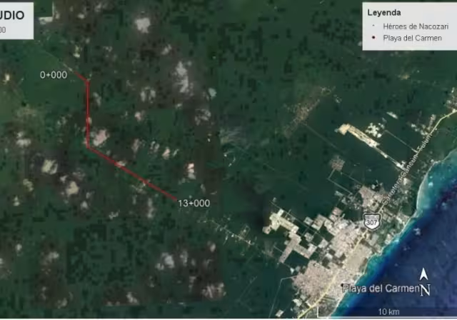 La SCT solicitó ante la Semarnat  la manifestación de Impacto Ambiental (MIA) para la construcción de la carretera. Foto: Víctor Rodríguez.