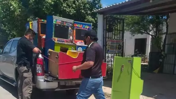 Este es el segundo decomiso de este tipo de máquinas durante el año Este es el segundo decomiso de este tipo de máquinas durante el año