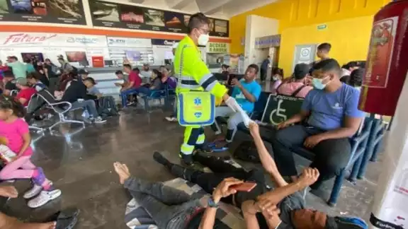 Los migrantes fueron detenidos por elementos de la SSP y de INM en Coahuila