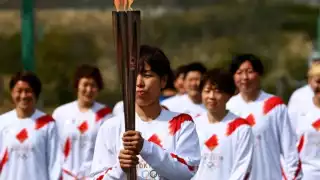 Es el primer caso señalado en el relevo de la antorcha olímpica