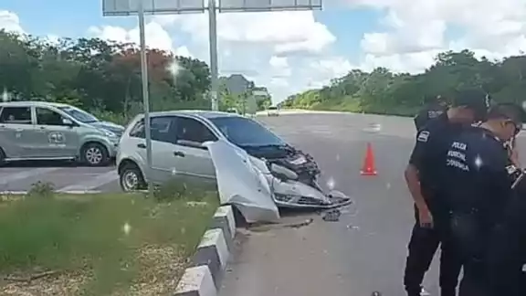 El chofer del tráiler fue detenido kilómetros más adelante del accidente El chofer del tráiler fue detenido kilómetros más adelante del accidente