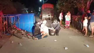 El perrito perdió la vida en el impacto