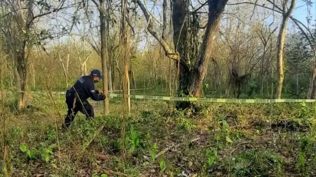 Elementos de la Policía Estatal de Investigación acordonaron el área