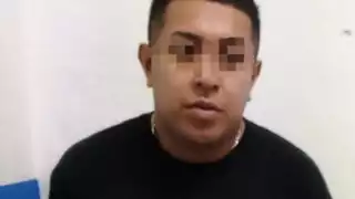 El detenido fue identificado como Alexis "N" de 25 años de edad, originario del estado de Oaxaca