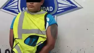 El detenido es originario de Puebla