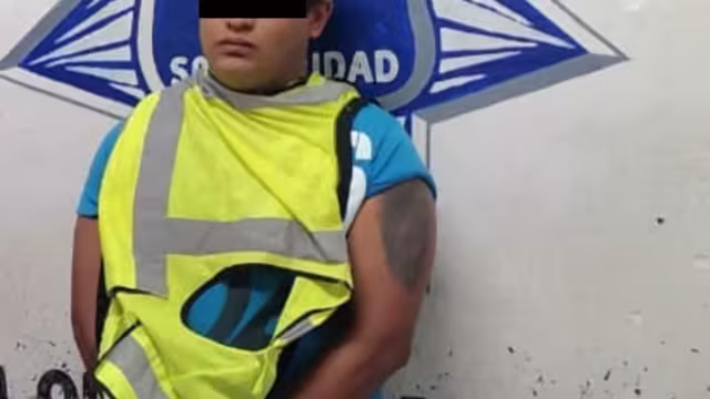 El detenido es originario de Puebla