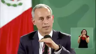 López-Gatell durante la conferencia de prensa