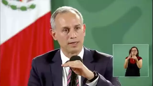 López-Gatell durante la conferencia de prensa