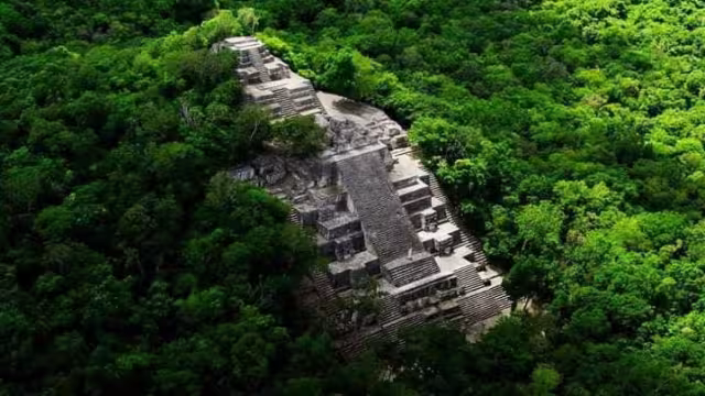 Entre las zonas arqueológicas que tiene Campeche se encuentra Calakmul